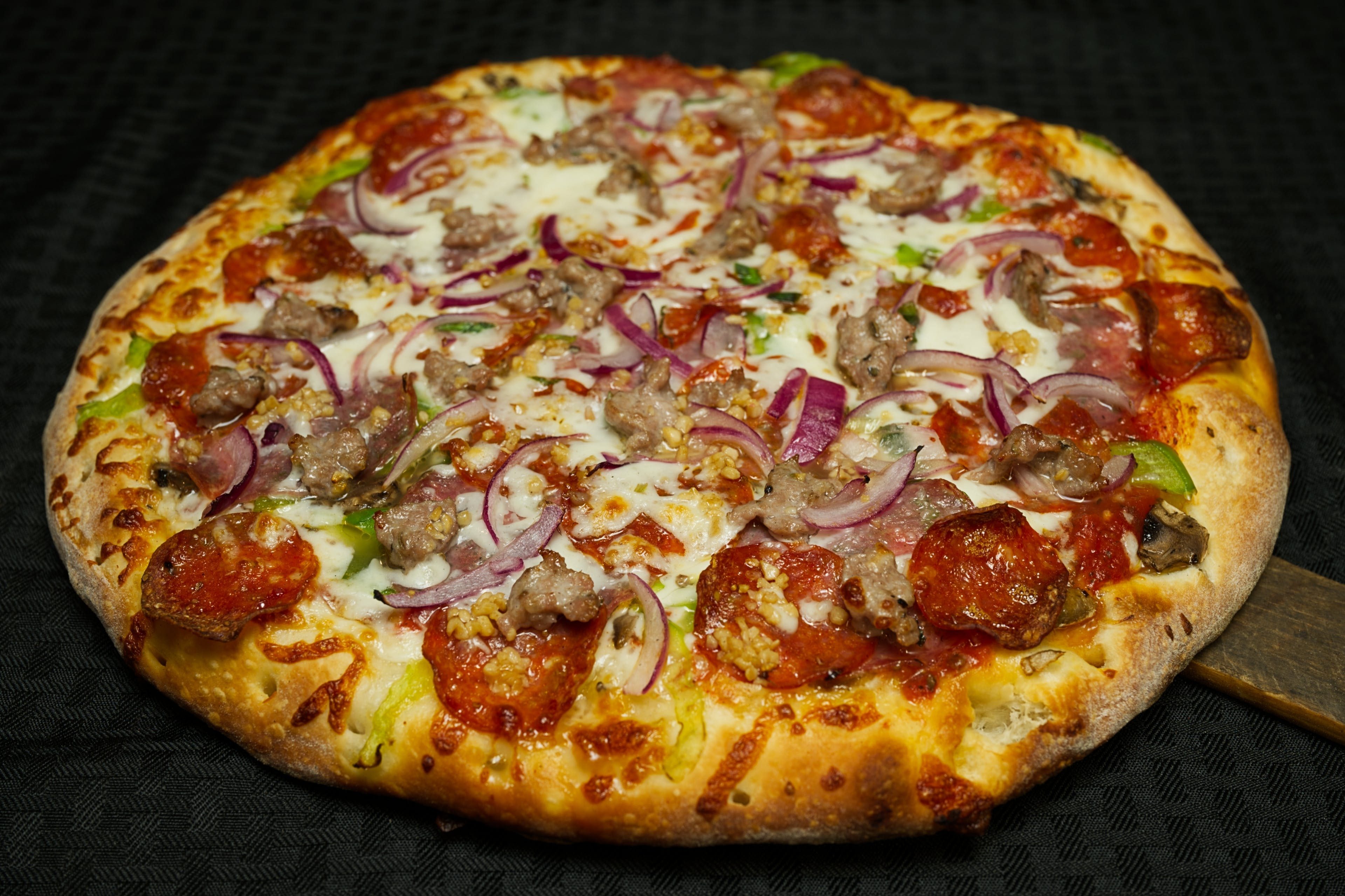Finas Combination Pizza.