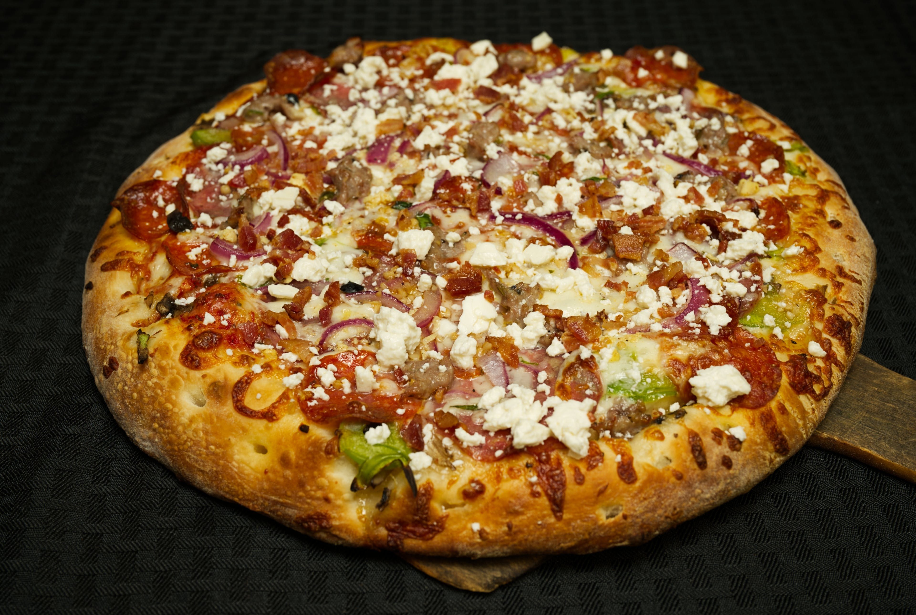 Zorba the Greek Pizza.