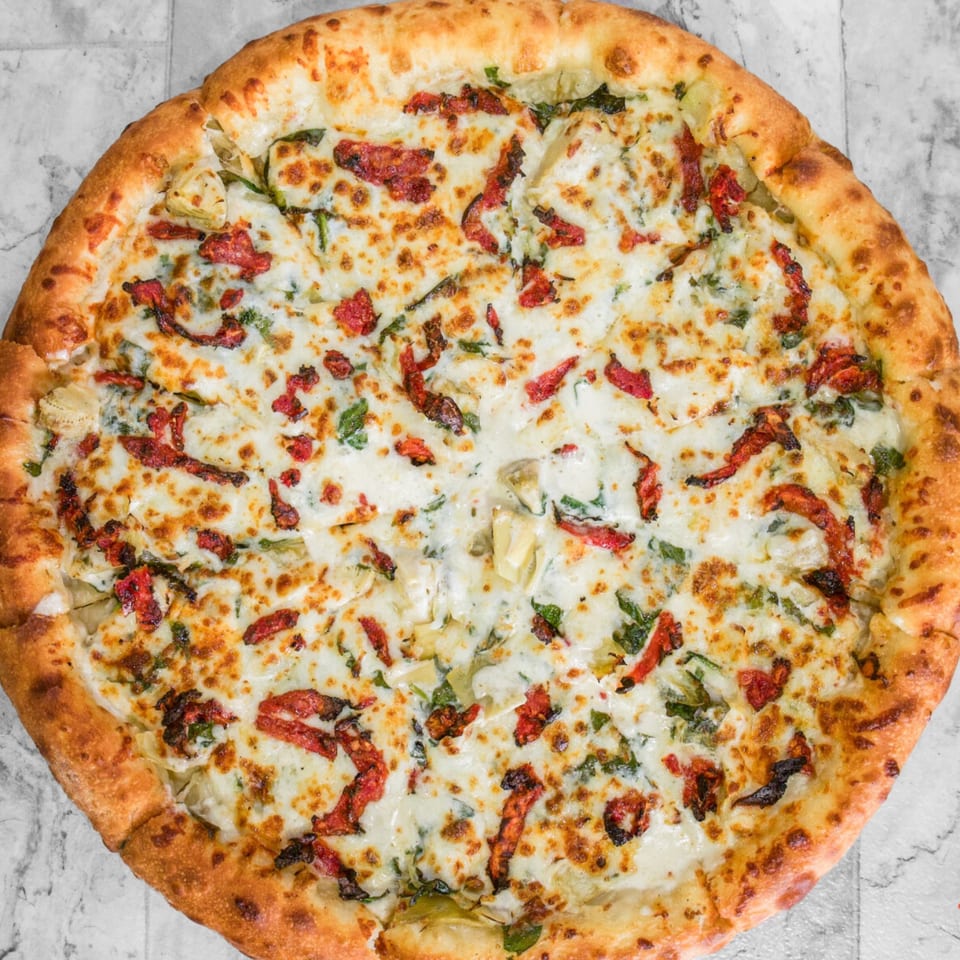Creamy Artichoke Pizza