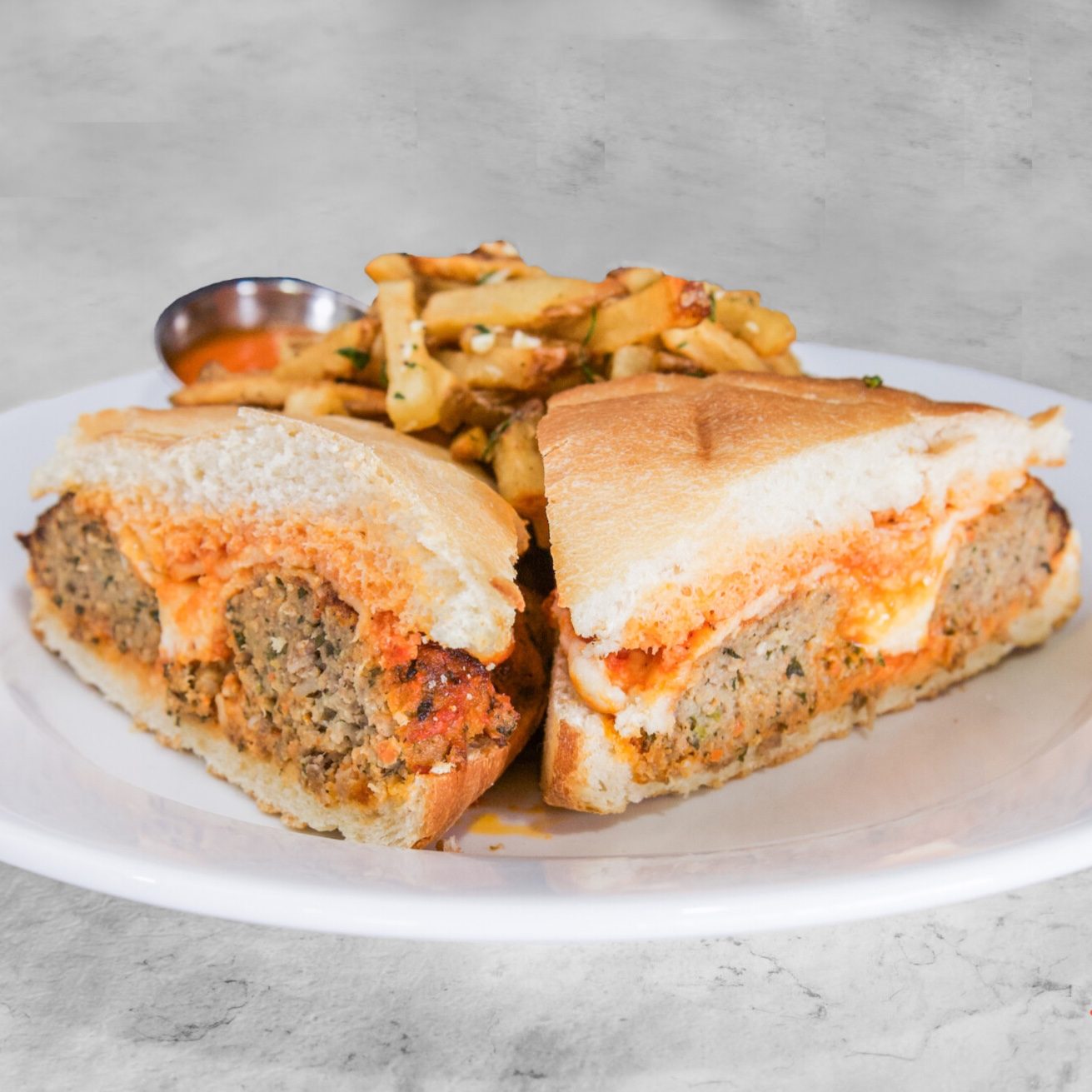 Meatball Sandwich.